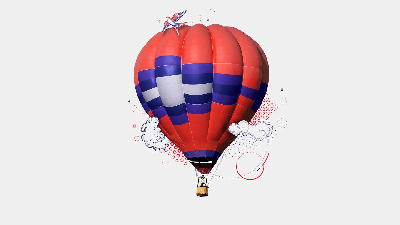premier hot air balloon; image used for HSBC Sri Lanka Visa Platinum Cashback Credit Card Landing Page