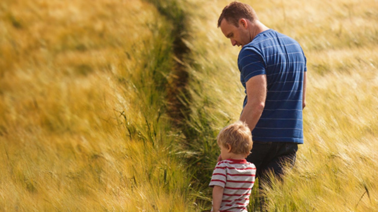 Father and son hiking; image used for HSBC Premier Junior Account page