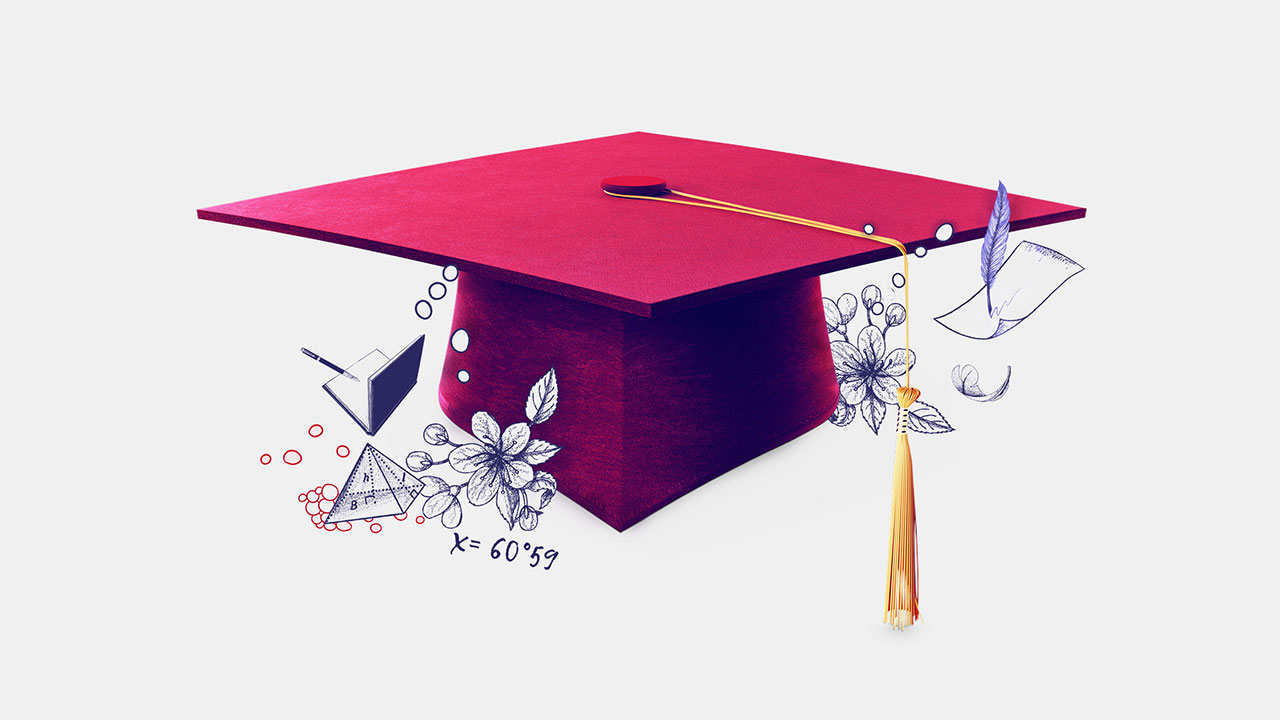 A graduation cap; image used for HSBC Premier overseas education support page